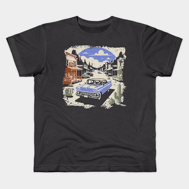 Ghost Town Tourists Kids T-Shirt by JSnipe